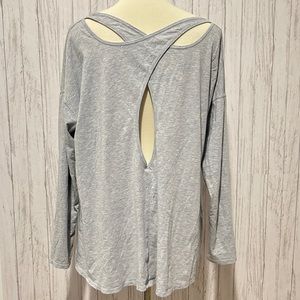 Lululemon grey womens Open back